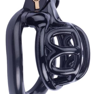 Cage de chasteté courte Lyfy 4 x 3.3cm Noire