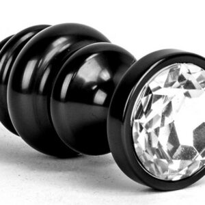 Bijou anal Alloy 6.5 x 3 cm Noir