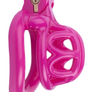 Cage de chasteté courte Lyfy 4 x 3.3cm Rose