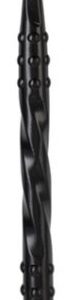 Gode Pointed Twist L 65 x 5 cm Noir