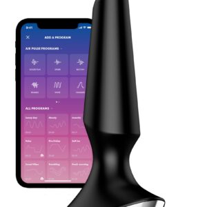 Plug anal vibrant connecté Ilicious 2 Satisfyer 10 x 3cm Noir