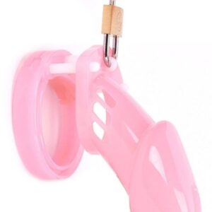 Cage de chasteté Locky 8 x 3.3 cm Rose