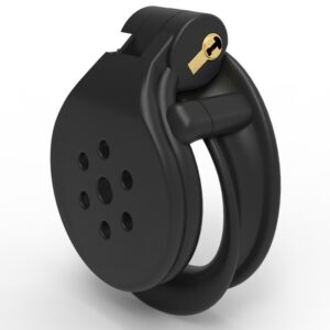 Cage de chasteté Flat Zone 2.5cm Noire