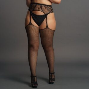 Bas Résille LACE FISHNET Noirs