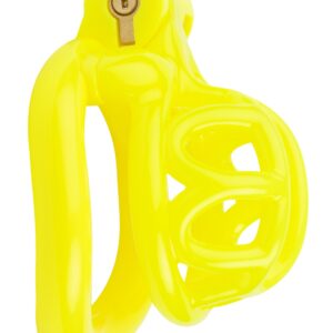 Cage de chasteté courte Lyfy 4 x 3.3cm Jaune