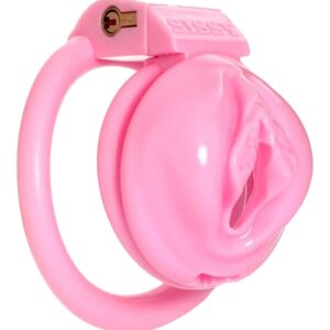 Cage de chasteté SISSY M 4.5 x 3.7cm Rose