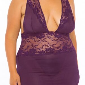 Nuisette MIRABELLE Pourpre Grande Taille