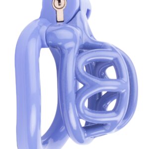 Cage de chasteté courte Lyfy 4 x 3.3cm Bleue