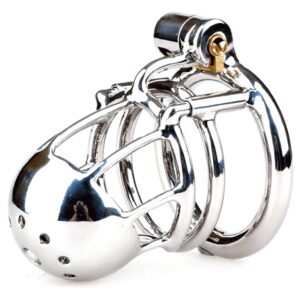 Cage de chasteté en métal Zone Xtrem Spécial Prince Albert 7 x 3.5cm