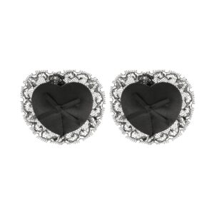 Cache-Tétons adhésifs Lace Noirs