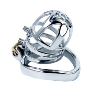 Cage de chasteté en métal Doble Pik 6.5 x 3.5cm