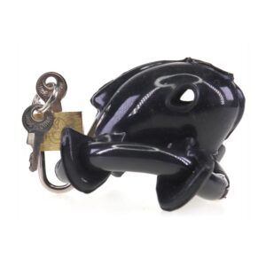 Cage de chasteté Nub Soft 6 x 2cm Noire