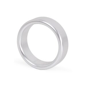 Cockring en aluminium Circle 15mm Argenté