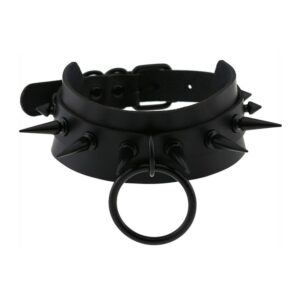 Collier à pointes Strobo Lish Noir