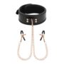 Collier avec pince-tétons Begme Noir