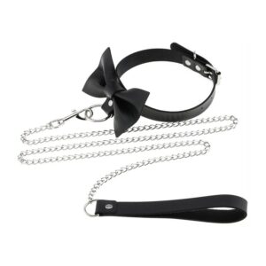 Collier Laisse Bowy Slave Noir