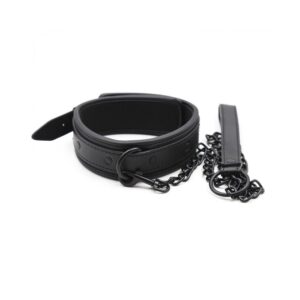 Collier + Laisse Noir