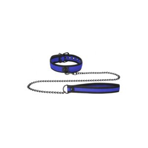 Collier Néoprène Ouch Puppy Bleu