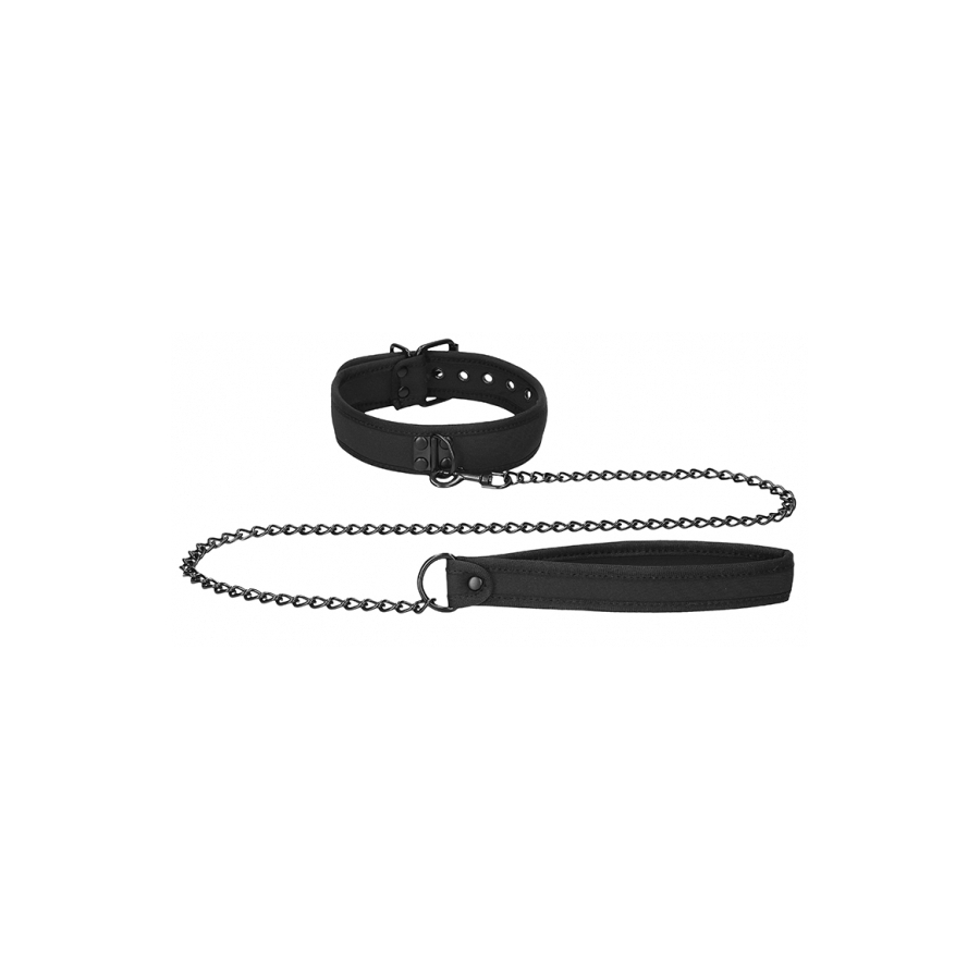 Collier Néoprène Ouch Puppy Noir