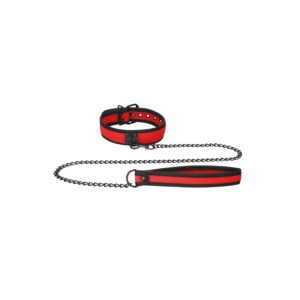 Collier Néoprène Ouch Puppy Rouge