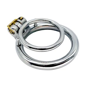 Double Anneau pénien en métal Duo Rings 37mm