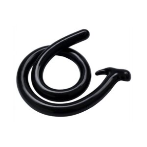 Gode long Mega Snake 100 x 3cm Noir