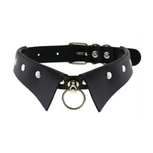 Collier GOTHIC RING Noir