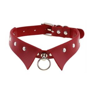 Collier GOTHIC RING Rouge