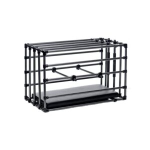 Cage en métal ajustable KENNEL PUPPY Noire