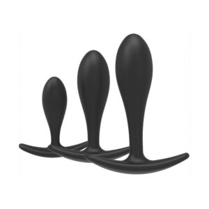 Kit de 3 mini plugs Training Curve Noirs