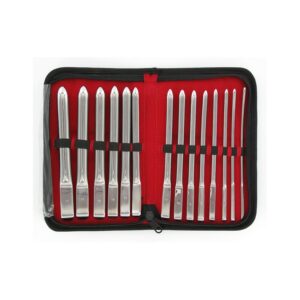 Lot de 14 tiges d'urètre 13cm - 4 à 17mm