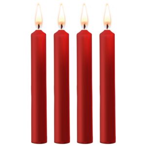 Lot de 4 Mini bougies SM Wax Rouge