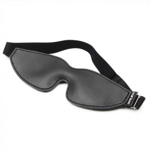 Masque rembourré en cuir Thicken Noir