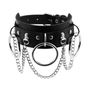 Collier O RING CHAIN Noir