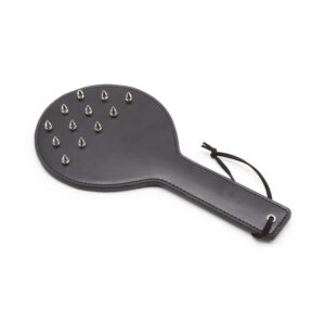 Paddle avec pointes métal 30 x 15cm Noir