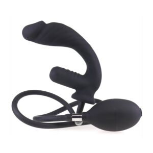 Plug gonflable et vibrant Infladick 14 x 3.5cm