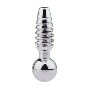 Plug pénis percé Screw M 2.5cm - Diamètre 9mm