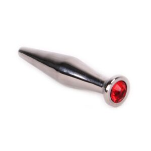 Plug pour pénis avec bijou SMOOTH Rouge 11mm
