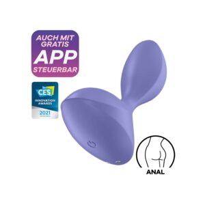 Plug vibrant connecté Sweet Seal Satisfyer 7 x 3.5cm Lilas