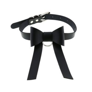 Ras de cou Bow Night Noir