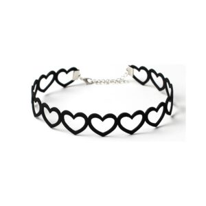 Ras de cou Heart Line Noir