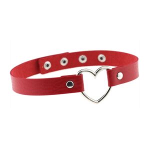 Ras de cou Heart Lish Rouge