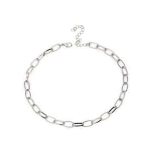 Ras de cou Hollow Ring Argenté