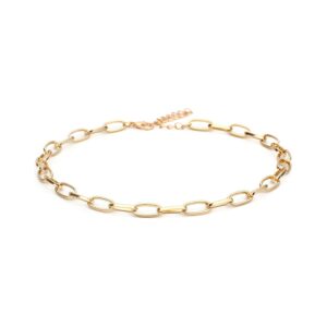 Ras de cou Hollow Ring doré