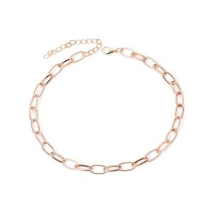 Ras de cou Hollow Ring Rose