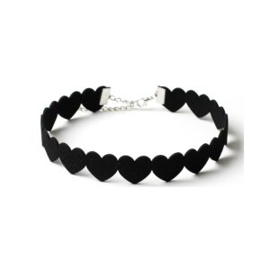 Ras de cou Multi Heart Noir