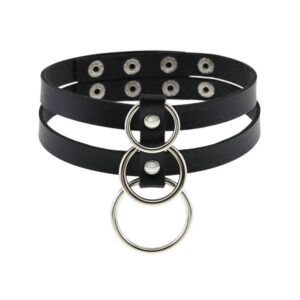 Ras de cou Tri Rings Noir