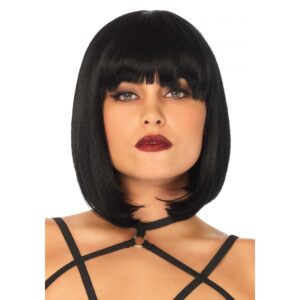 Perruque Cheveux courts Bob Noirs