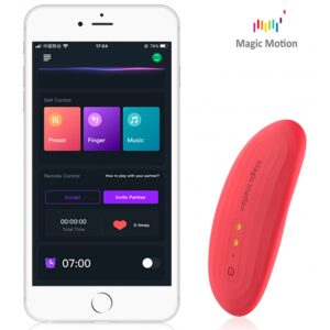 Stimulateur de clitoris connecté Magic Nyx Rouge
