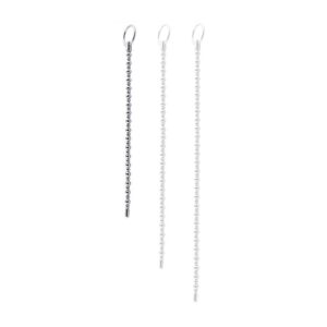 Tige d'urètre Beads Bent 18cm - Diamètre 8mm